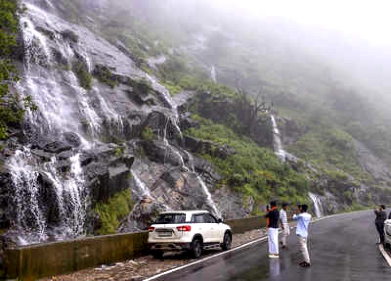 Waterfalls in Karnataka come alive again as authorities introduce safety precautions.
