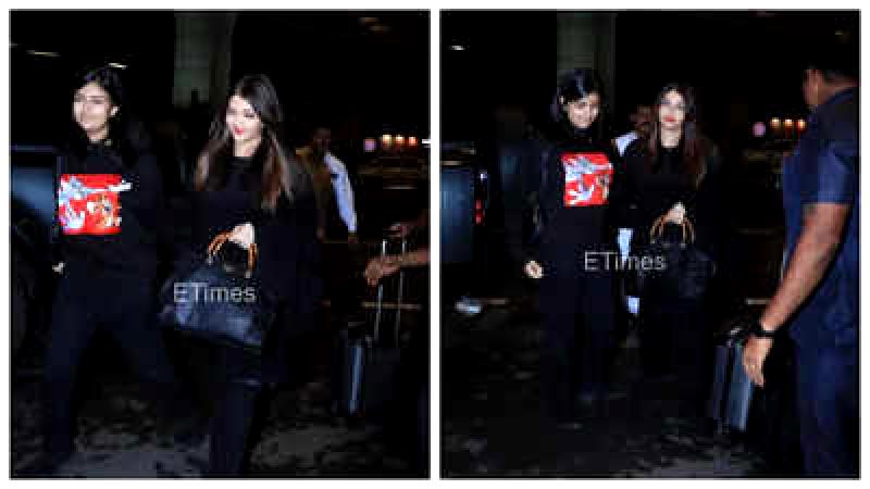 Aishwarya Rai and Aaradhya Bachchan Skip Anant Ambani-Radhika Merchant's Mangal Utsav; Head to a Secret Destination - View Pictures