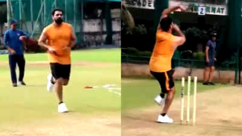 'Mohammed Shami gears up for a comeback, aims for India return during practice sessions'