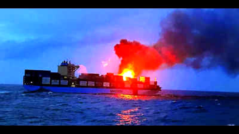 Day 3: Fire still raging on board container ship Maersk Frankfurt