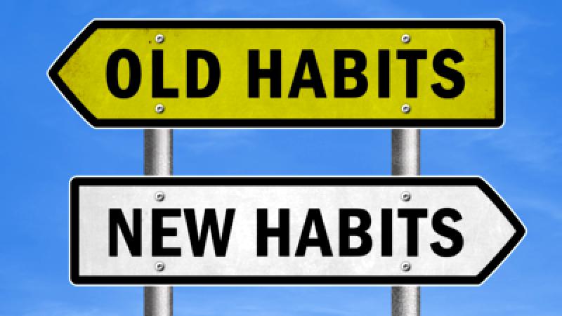 Developing New Healthy Habits by Letting Go of Old Ones