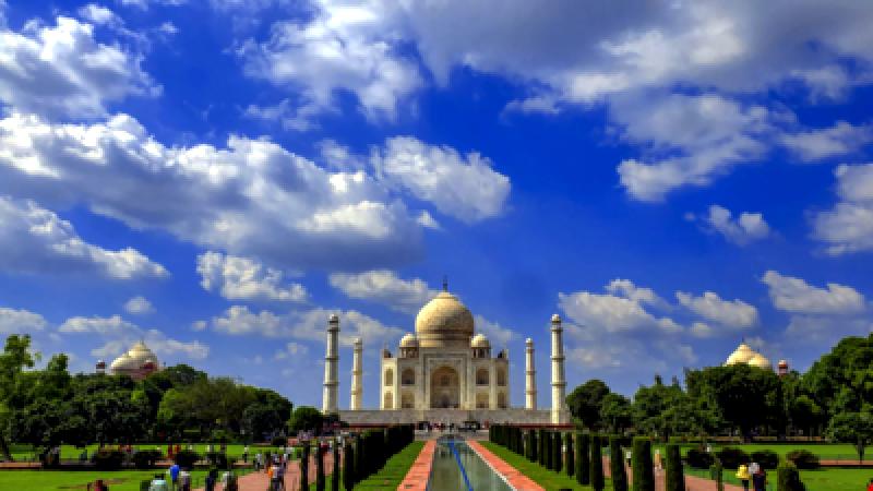 2 conservative men arrested for pouring sacred Ganges water at Taj Mahal's main mausoleum in Agra