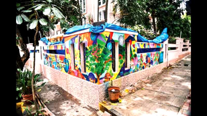 Former engineer now artist depicts the spirit of Koramangala in his artwork
