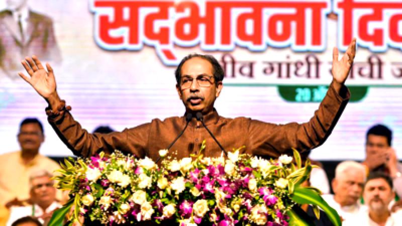 Uddhav Thackeray points out that despite Bal Thackeray's criticism of Rajiv, he was not harassed by the ED.