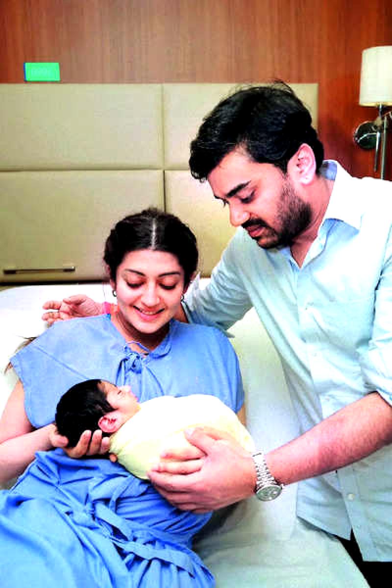Pranitha Subhash welcomes the arrival of a baby boy